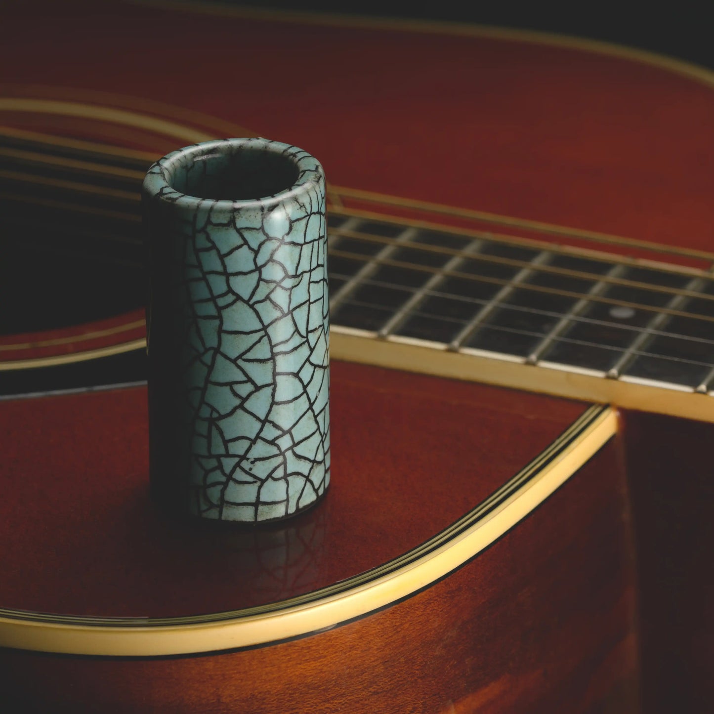Soft Blue Guitar Slide